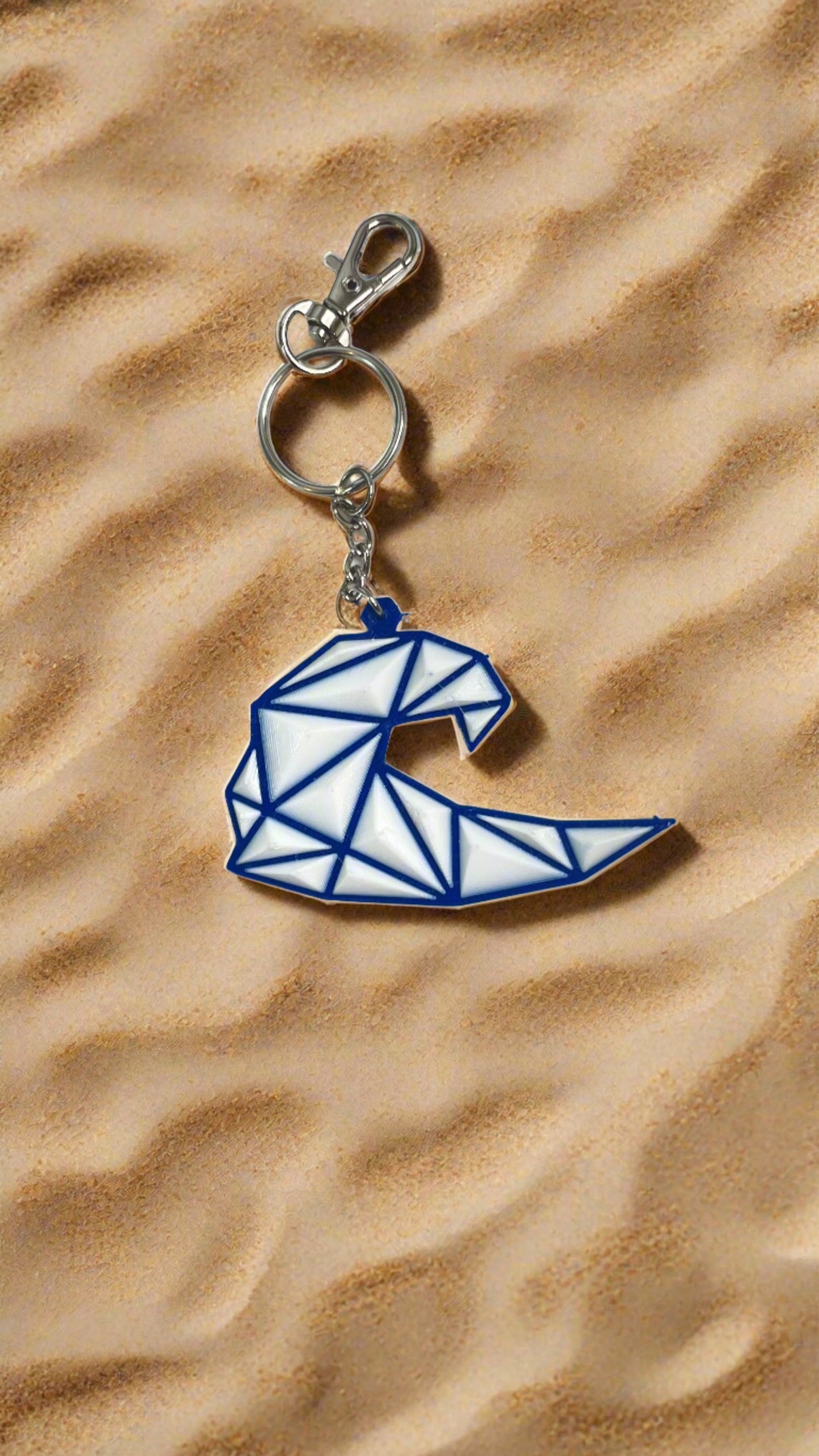 California Wave Keychain