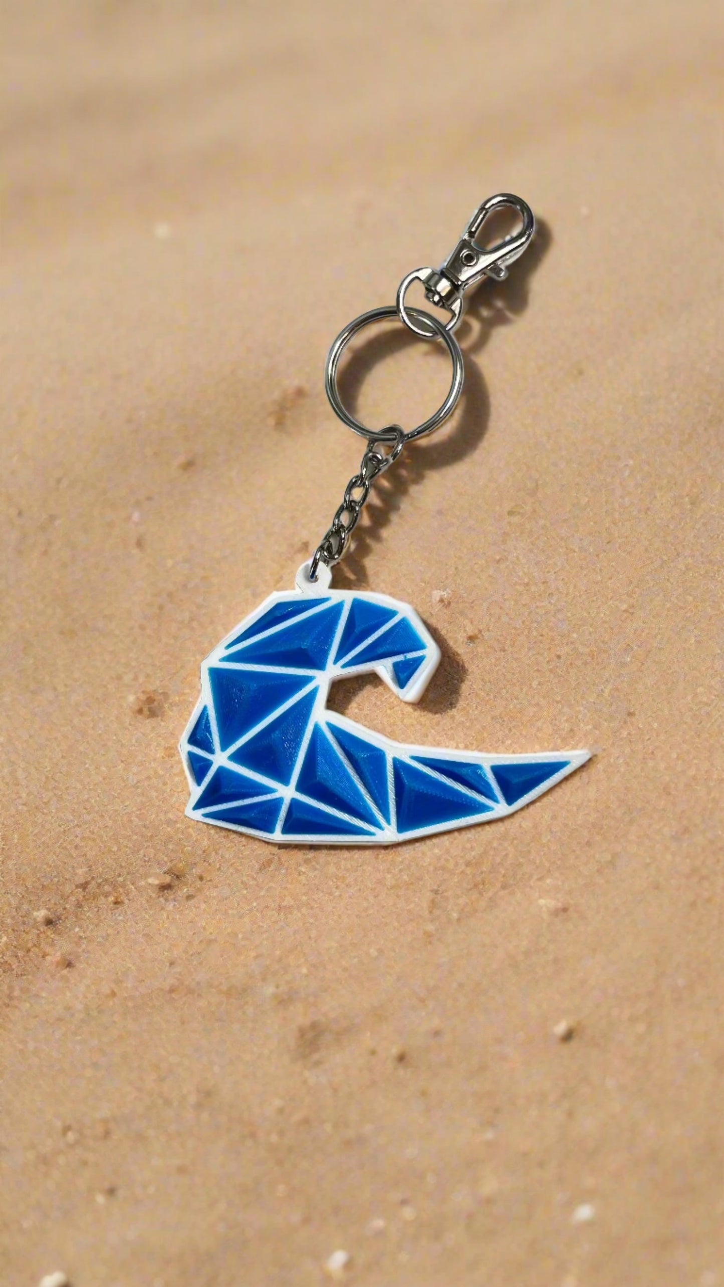 California Wave Keychain