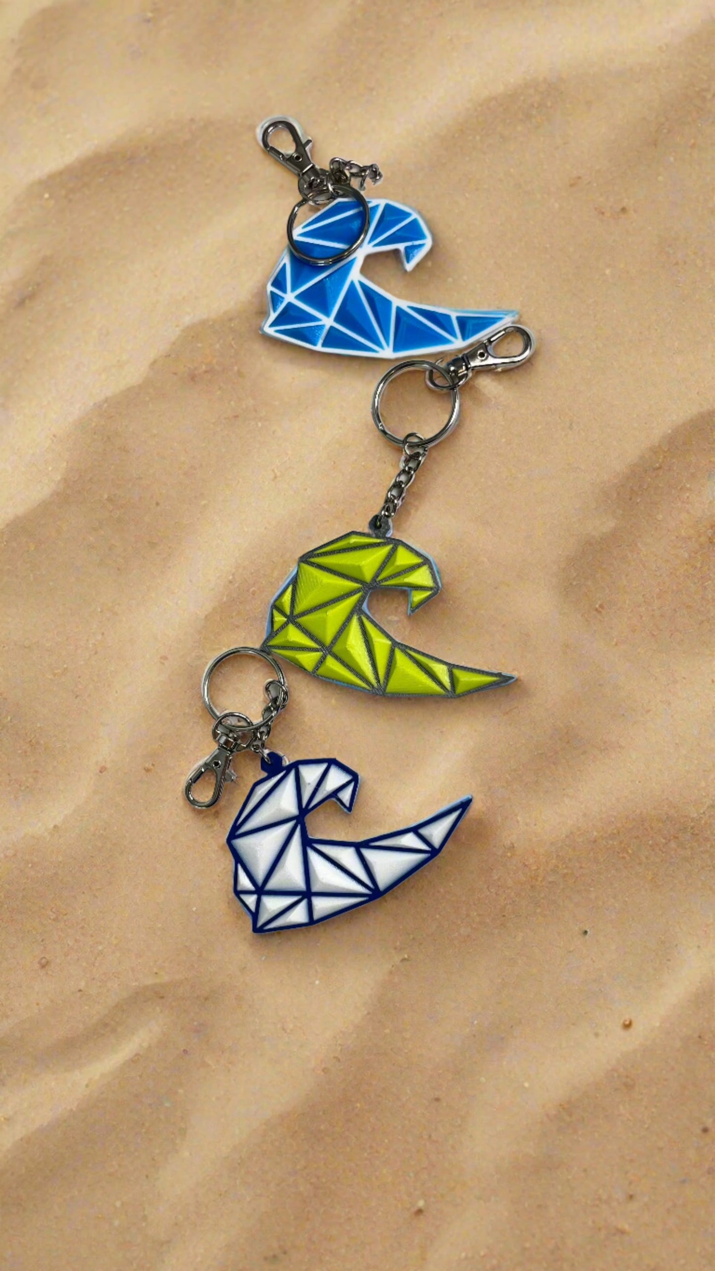 California Wave Keychain